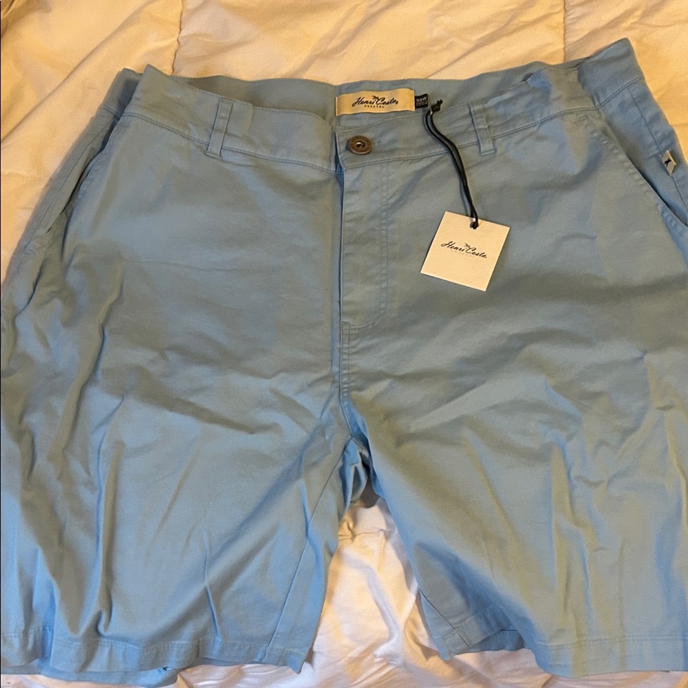 Henri Costa - NEW -Men's Light Blue Shorts- size 38